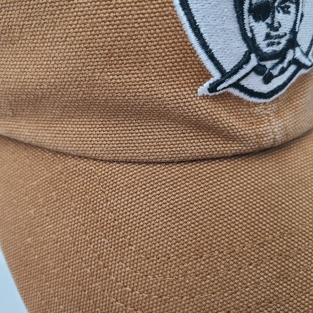 Las Vegas Raiders Hat Strapback Carhartt 47 Brand Brown NFL Oakland Canvas‎ Men